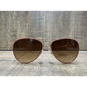 Ann Taylor Loft Vintage 90s  retro women  aviator coral frame sunglasses new